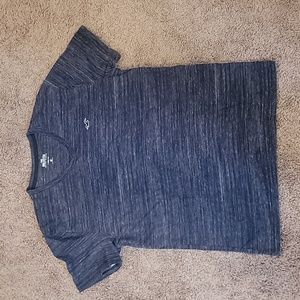 Hollister Blue V-Neck Tee Medium